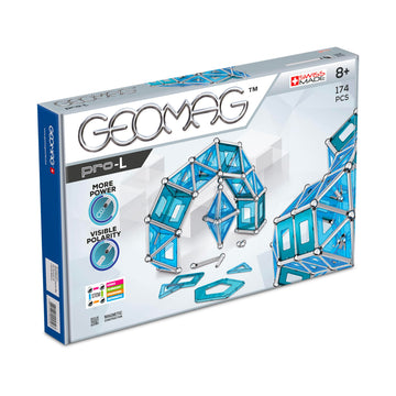 GEOMAG Magnetic Toys | Magnets for Kids | STEM-endorsed Educational Building Cube Set for Creativity & Learning Fun | Swiss-made | Age 8+ Pro-L Kit