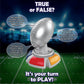 Ultra Pro Fanzone Football Trivia Game - WHO is The Real Fan? Family Party Game Night, Sports Quiz Challenge, Electronic Buzzer, Scoremaster, Gift