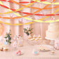 Orange Streamers Party Decorations, 8 Rolls 656ft Red Orange Yellow Crepe Paper Streamers for Thanksgiving Birthday Anniversary Firefighter Fall