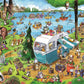Cobble Hill 1000 Piece Puzzle - DoodleTown: Call of the Wild - Sample Poster Included