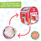 CoComelon Old MacDonald's Musical Barn Pop Up Tent - Easy to Setup Playhouse for Kids | Plays Music, Roll Up Door and Mesh Windows
