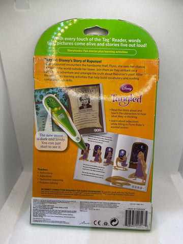 LeapFrog Tag Activity Storybook Disney Tangled: Interactive-Learning Storybook, Small, Green, Purple, Kid, 1 Player, No Batteries Required