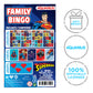 Aquarius Superman Family Bingo Game - Official DC Comics Party Game for Kids, Teens & Adults Ages 8+, Up to 18 Players, Gift for Fans and Families