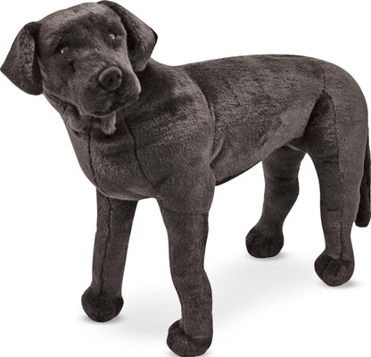 Melissa & Doug Giant Black Lab - Lifelike Stuffed Animal Dog (over 2 feet tall)