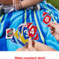 Mattel Games UNO Splash Card Game with Waterproof Cards and Portable Clip for Travel, Camping and Game Nights Away