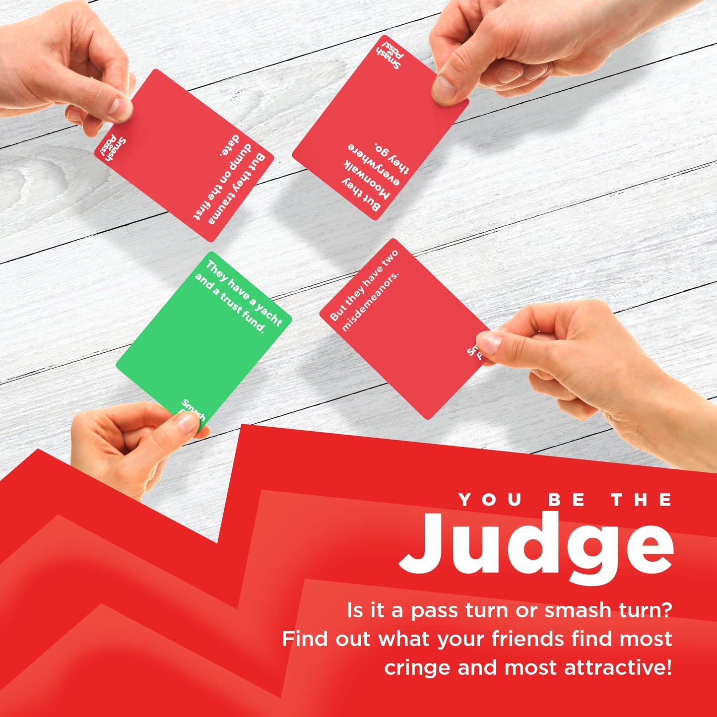 Bold. Smash or Pass: The Hilarious Game Night Adult Card Game - 3-20 Players - Fun Card Games and Party Card Game for Adults - Perfect for Girls