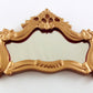 Aztec Imports, Inc. Dollhouse Miniature Ornate Antique-Style Mirror - 3.5 x 2.5 inches - Gold - Adult - Indoor - Antique Theme
