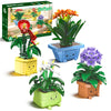 WIDELAND Flower Building Kit for Adults, 614 Pcs Happy Plants Flowers Set, Succulents Botanical Collection for Home Office Décor, Gift for Valentine's