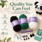 Bubbly Crochet Pom Pom the Panda Beginner Crochet Kit - DIY Plush with Custom Eyes & Bamboo Accent, Guided Tutorials & All-in-One Tools - Amigurumi