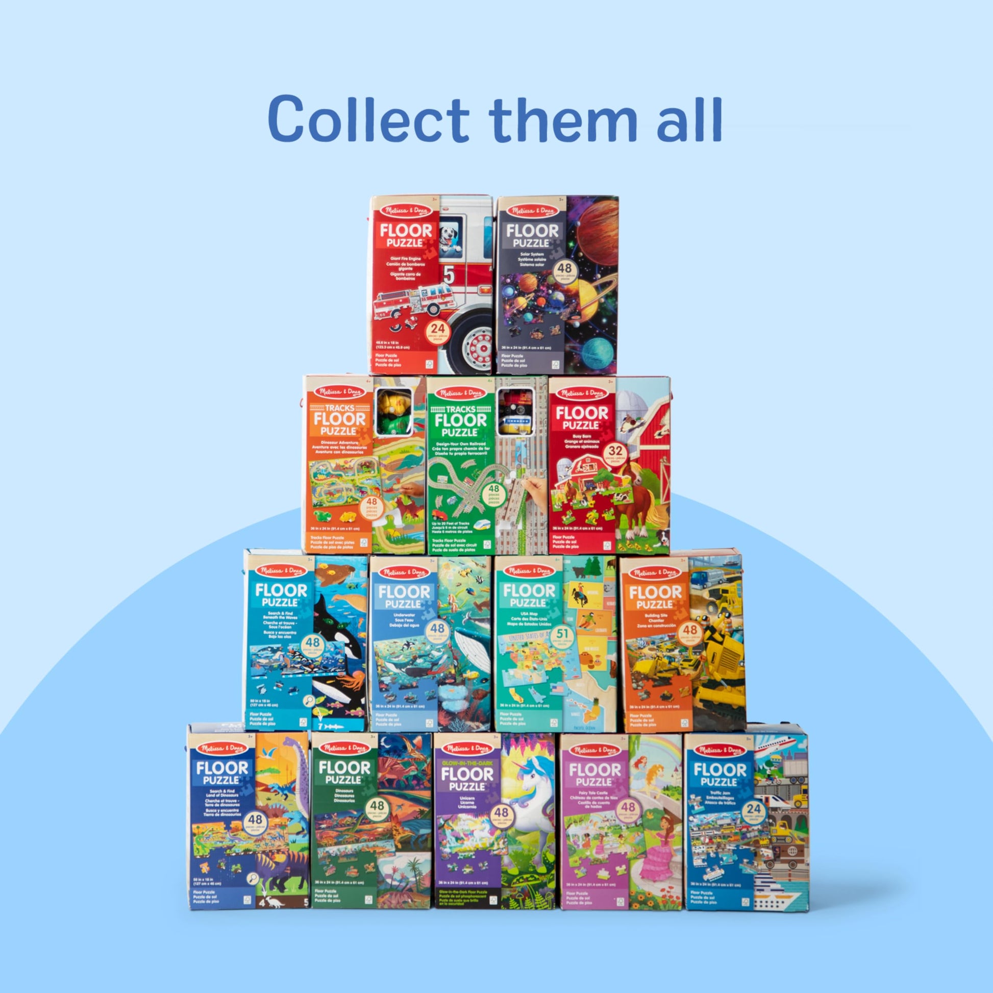 Melissa & Doug Beneath The Waves Search & Find Jumbo Floor Puzzle Toy