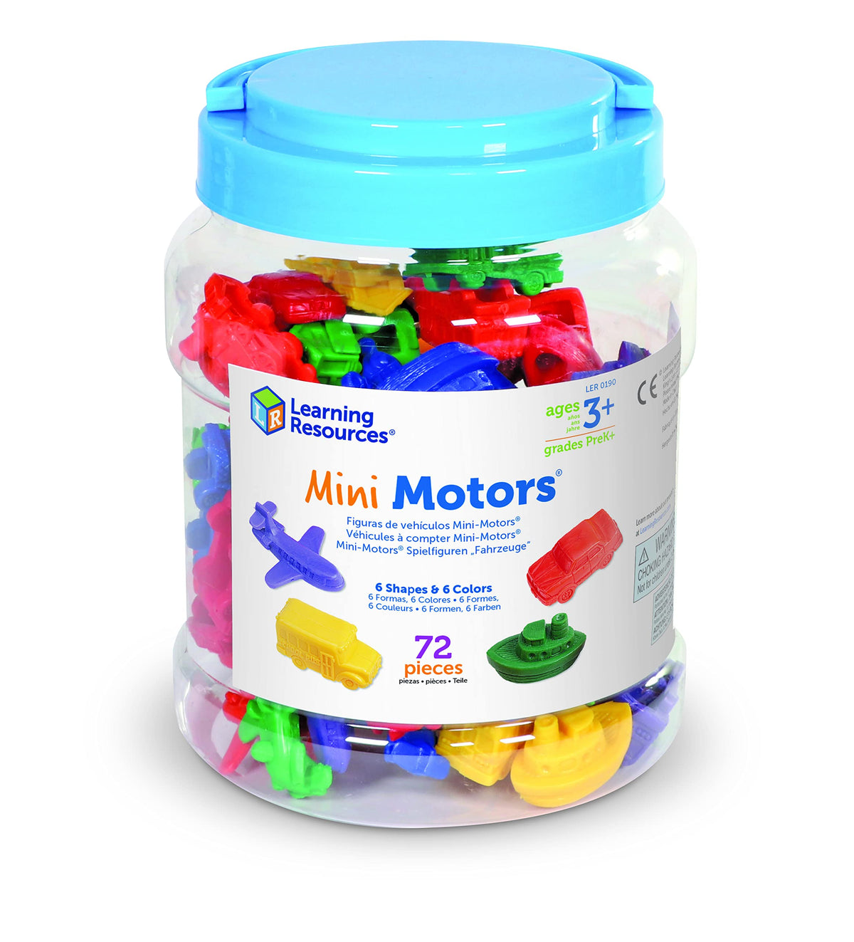 Learning Resources Mini Motors Counters, Set of 72