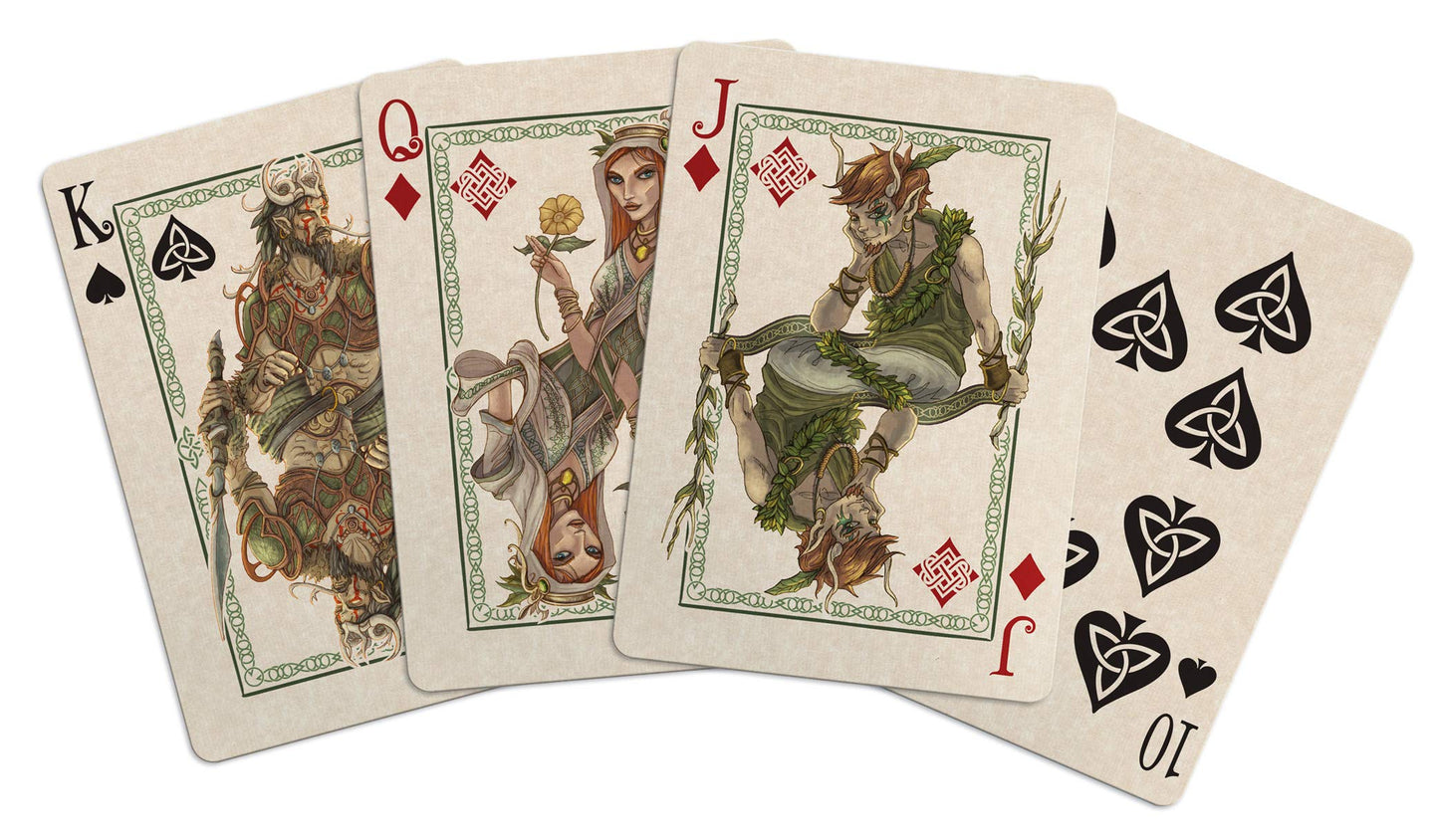 Bicycle Creatures of The FAE Playing Cards | Fantasy Fairy Deck | Illustrated Collector Cards.