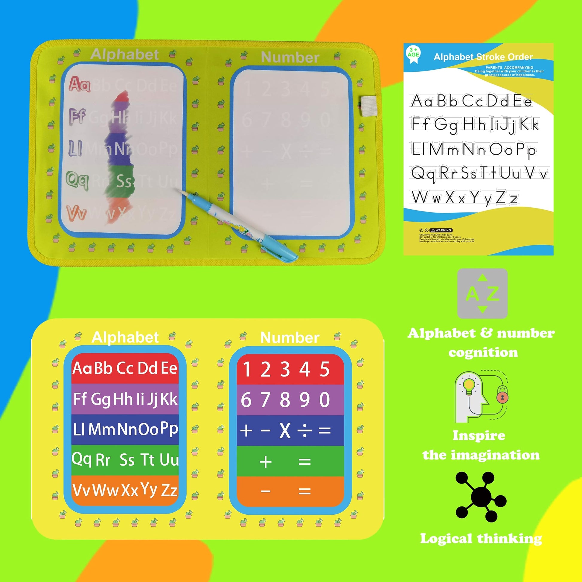 LST LISKTO Montessori Toys Busy Board Shoe Tie Practice for Kids: Gift for Toddlers Learn to Tie, Buckle, Lace, Zip, etc.Lead to Independence,Activity