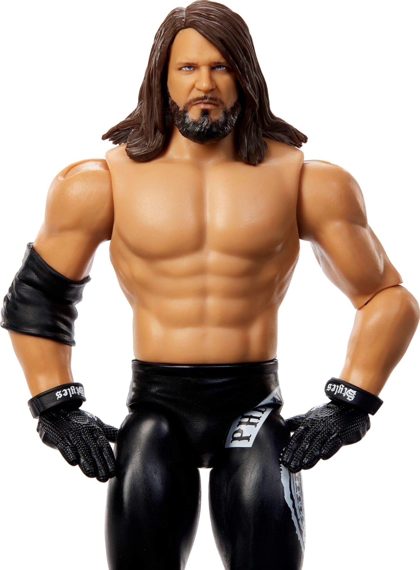 Mattel WWE AJ Styles Action Figure, Main Event Series #154 6-inch Collectible with 10 Articulation Points & Life-Like Look