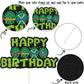 Turtle Cake Topper Anime Hero Happy Birthday Cake Topper Turtle Weapon Decorations for Birthday Party Decorations Party Supplies for Boys Girls