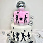 28 PCS Disco Ball Cake Toppers Disco Ball Cake Decorations 70's Disco Cake Centerpiece Decor Disco Theme Cake Picks for Table Decorations Disco 1970s