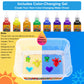 Kiditos Magic Water Elf Toy Kit for Kids, Color-Changing Magic Water Pets Craft Kit with 8 Color-Changing Gels, 10 Molds, Star Bottle, DIY Sensory