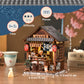 DIY Miniature House Kit, Dollhouse Diorama with LED Lights (Mellow Pub)