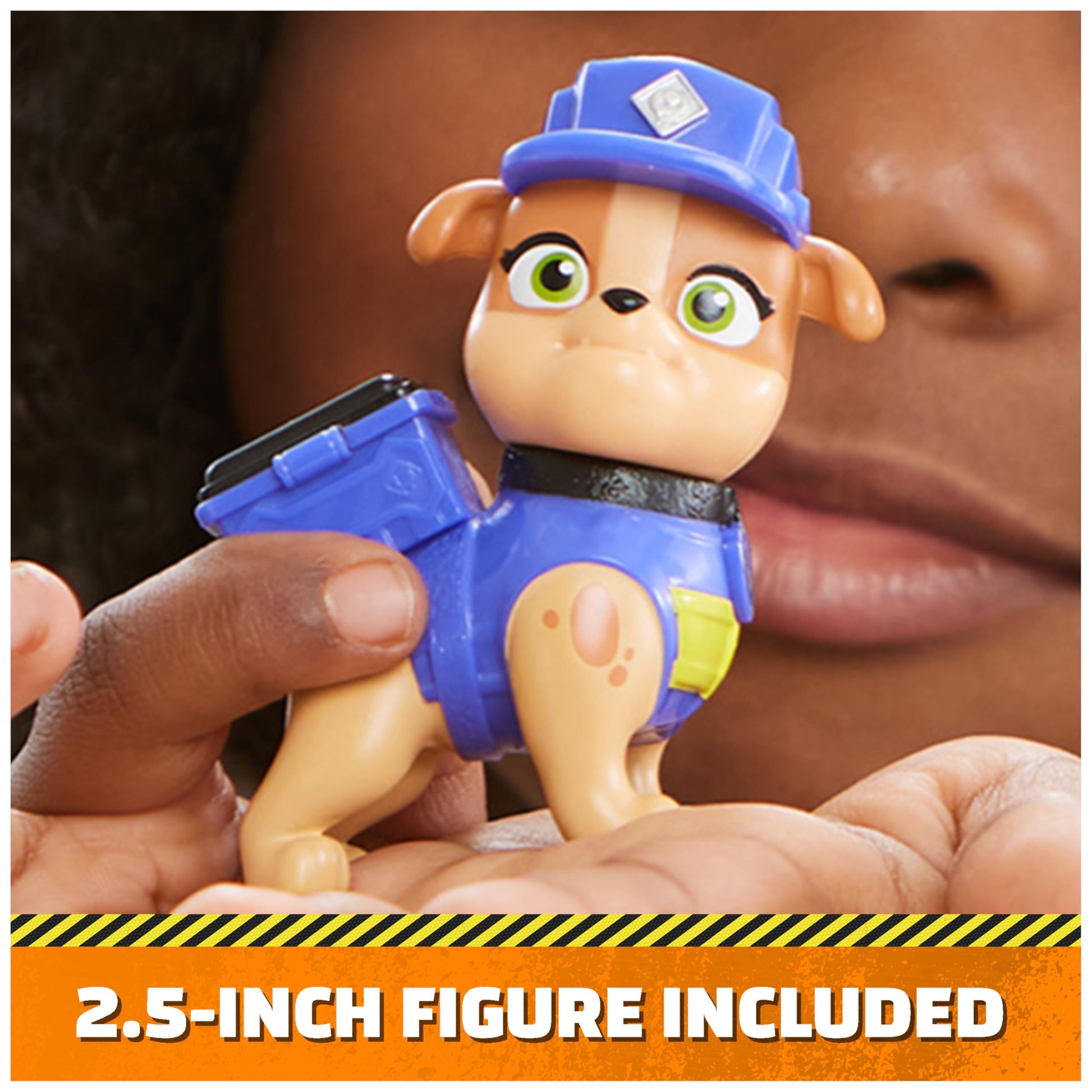 Rubble & Crew, Mix’s Cement Mixer Toy Truck with Action Figure and Movable Construction Toys, Kids Toys for Ages 3 and Up