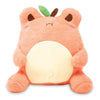 Cuddle Barn PlushGoals - Peach Wawa | Super Soft Cute Kawaii Froggie Dressed As Fruit Collectible Stuffed Animal Plush Toy, 9 inches