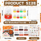 Gosodeny 30 Set Basketball Party Favor Mini Finger Basketball Games Basketball Accessories Stickers and Gift Bags Sport Fans Team Gift for Sport