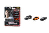 Jada Toys Fast & Furious F9 1.65"" Nano 3-Pack Wave 3 Die-cast Cars, Toys for Kids and Adults (26098)