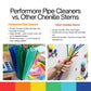 Performore Colorful Pipe Cleaners Craft Set 350-Pack Chenille Stem Wires in 35 Bright Colors 5mm Thick Reusable Twistable Fuzzy Sticks DIY Art