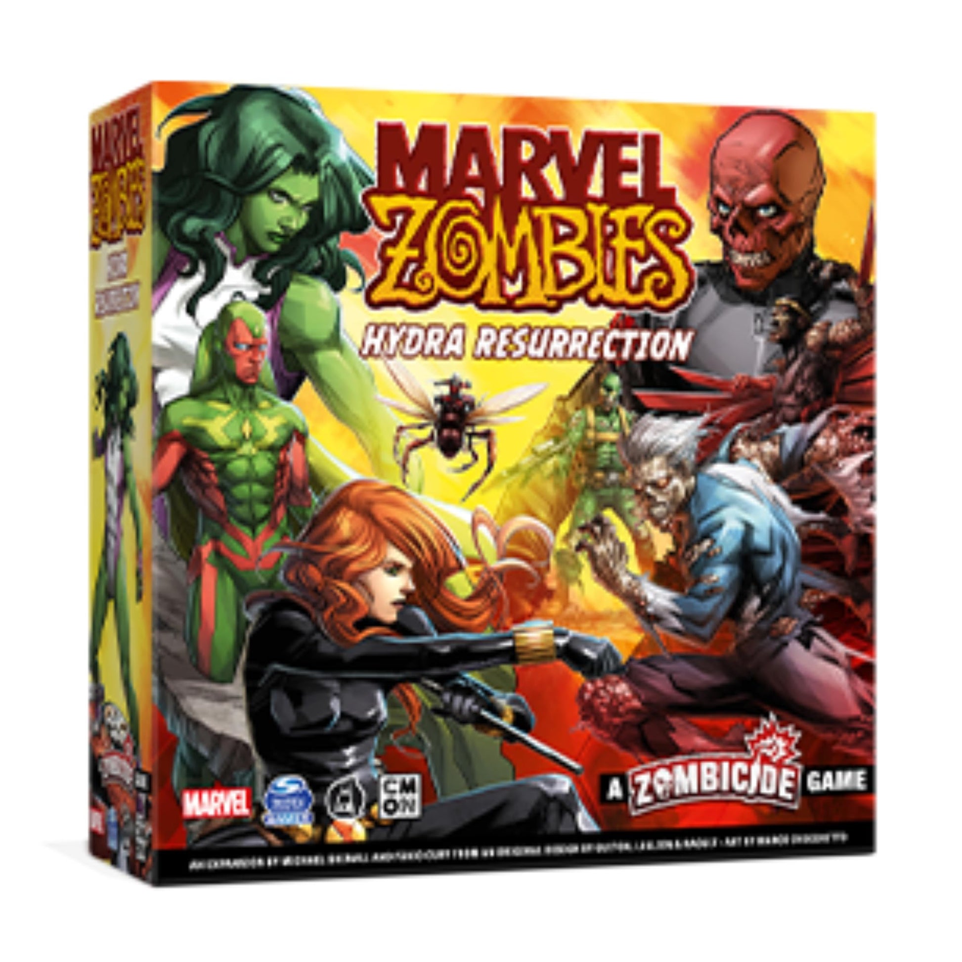 Marvel Zombies: A Zombicide Game - Hydra Resurrection - Battle Red Skull's Zombie Hydra Soldiers! Cooperative Strategy Game, Ages 14+, 1-6 Players, 90