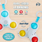 Chuckle & Roar - Pop It! and Learn Mini - Educational and Electronic Popping Toy - Learn Numbers & Letters in Spanish or English - Great for Ages 6