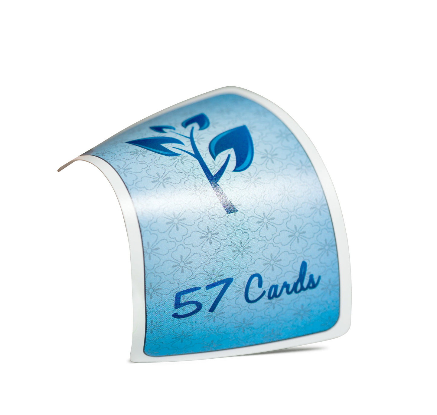 57 Cards Plastic Bird Cards 10th Anniversary Deck. Durable, Waterproof, & No Fraying.