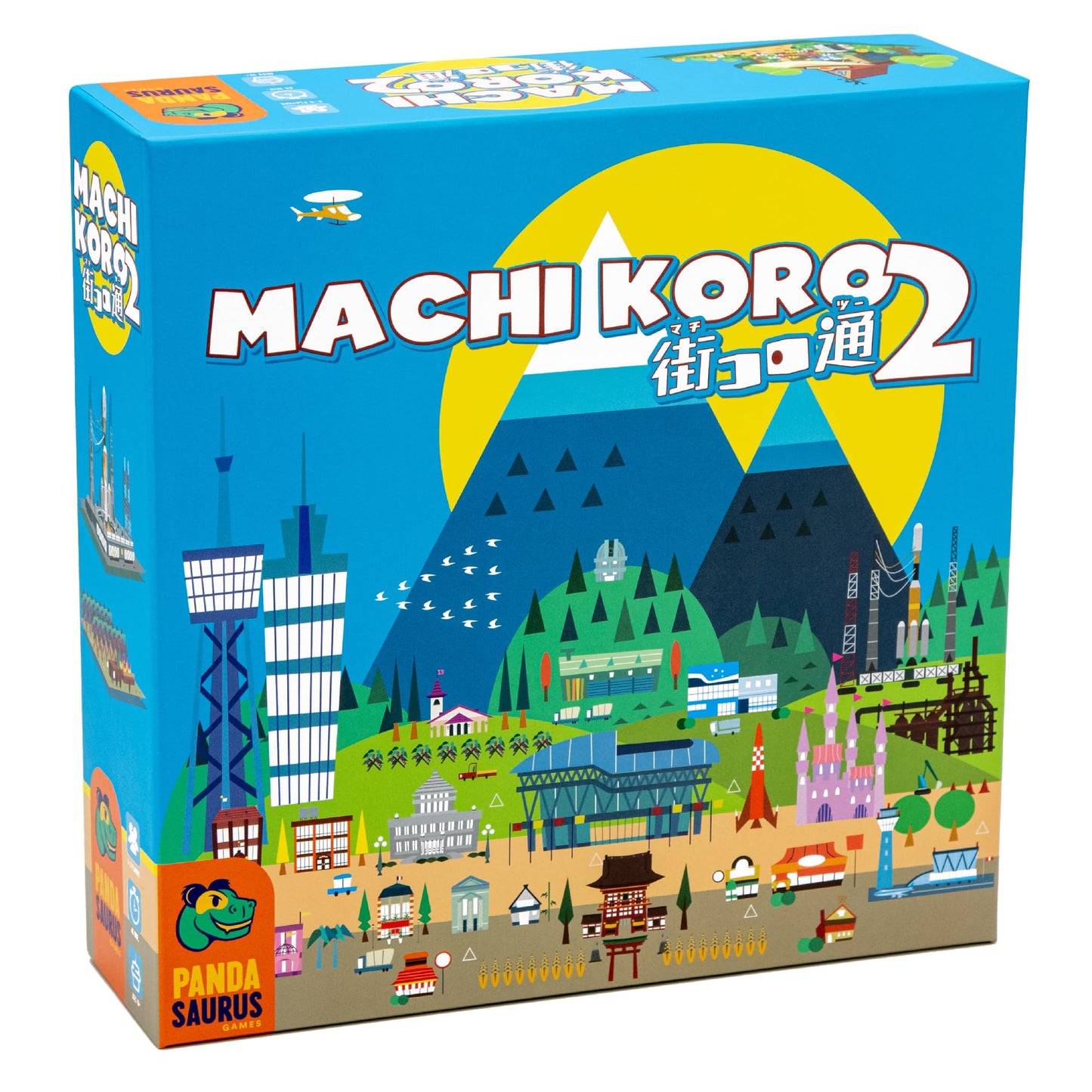 Machi Koro 2 Board Game - New Adventures Await in Your Quirky City! Fast-Paced Dice Rolling Strategy Game for Kids and Adults, Ages 10+, 2-5 Players