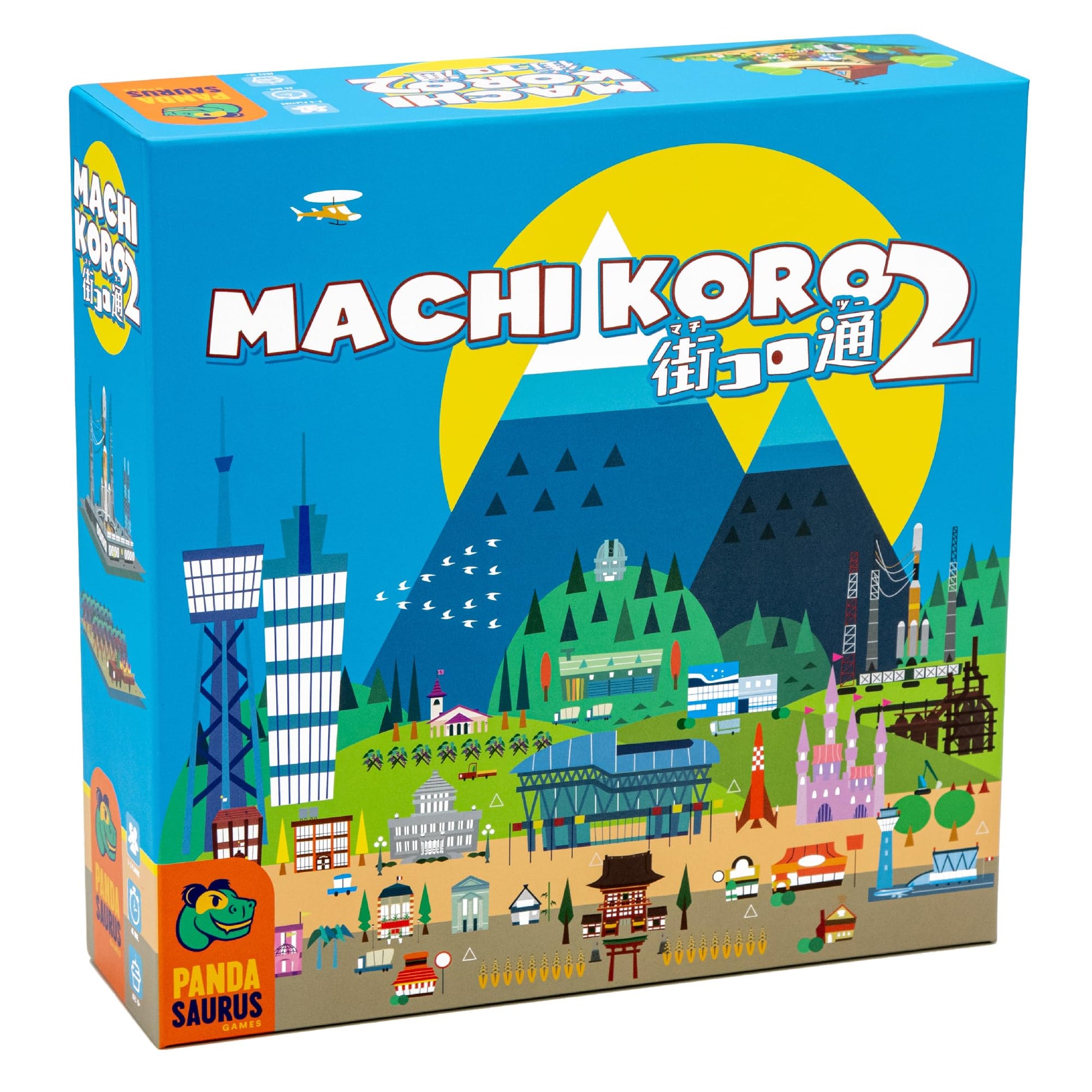 Machi Koro 2 Board Game - New Adventures Await in Your Quirky City! Fast-Paced Dice Rolling Strategy Game for Kids and Adults, Ages 10+, 2-5 Players