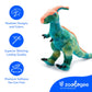 The Petting Zoo Parasaurolophus Dinosaur Stuffed Animal Plushie, Gift for Kids, Dinosaur Animals, Green Dinosaur Plush Toy 19 inches