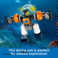 LEGO City Deep-Sea Explorer Submarine 60379 Building Toy Set, Ocean Submarine Playset with Shipwreck Setting, 6 Minifigures and 3 Shark Figures for