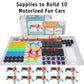 Propeller Car Kit, 10-Pack - Motorized Fan-Powered STEM Racers, Ages 8+