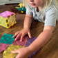CreateOn Crayola Magnetic Tiles, Building Set for Kids, Magnetic Building Toys for Kids, STEM Travel, Easter Basket Gift for Boys and Girls Ages 3+
