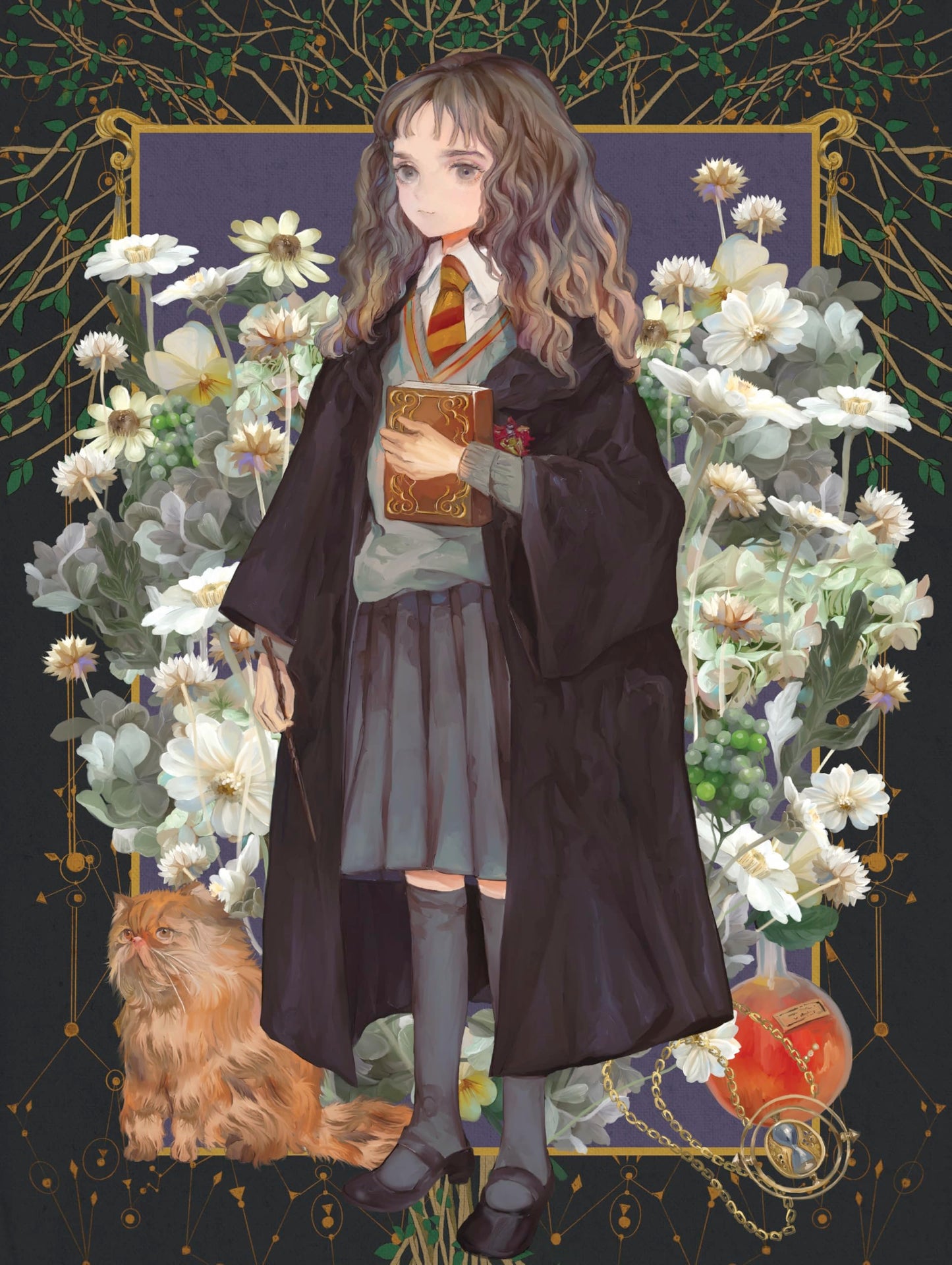 New York Puzzle Company - Harry Potter Hermione Granger - 500 Piece Jigsaw Puzzle for Family Game Nights