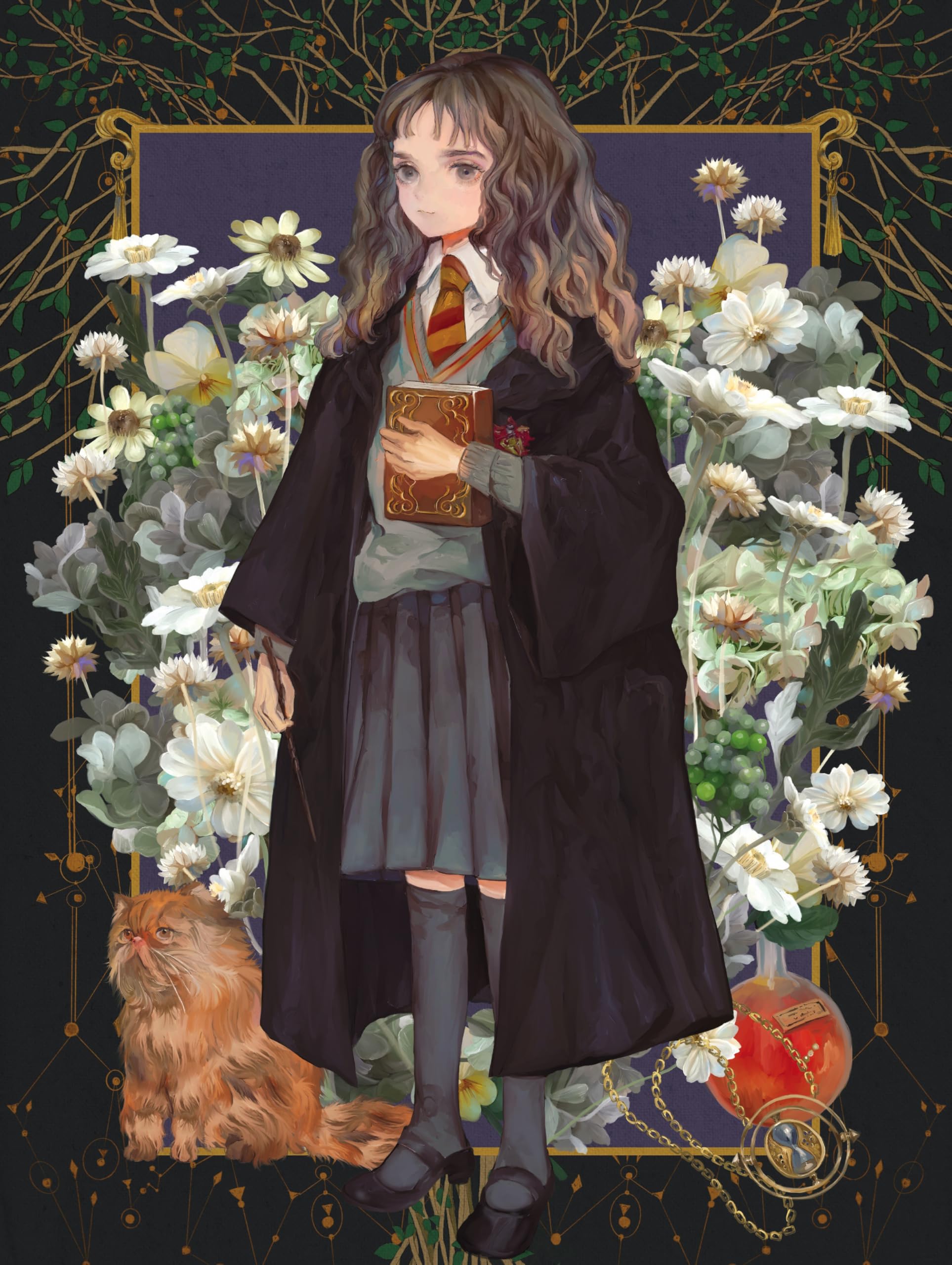 New York Puzzle Company - Harry Potter Hermione Granger - 500 Piece Jigsaw Puzzle for Family Game Nights