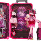 Monster High Skulltimate Secrets Draculaura Doll and Accessories Set, Destination: Gore-geous Oasis with Suitcase and 19+ Surprises Like Clothes