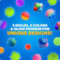 Blue Marble Glow-in-the-Dark Bouncy Ball Science Activity Kit for Kids