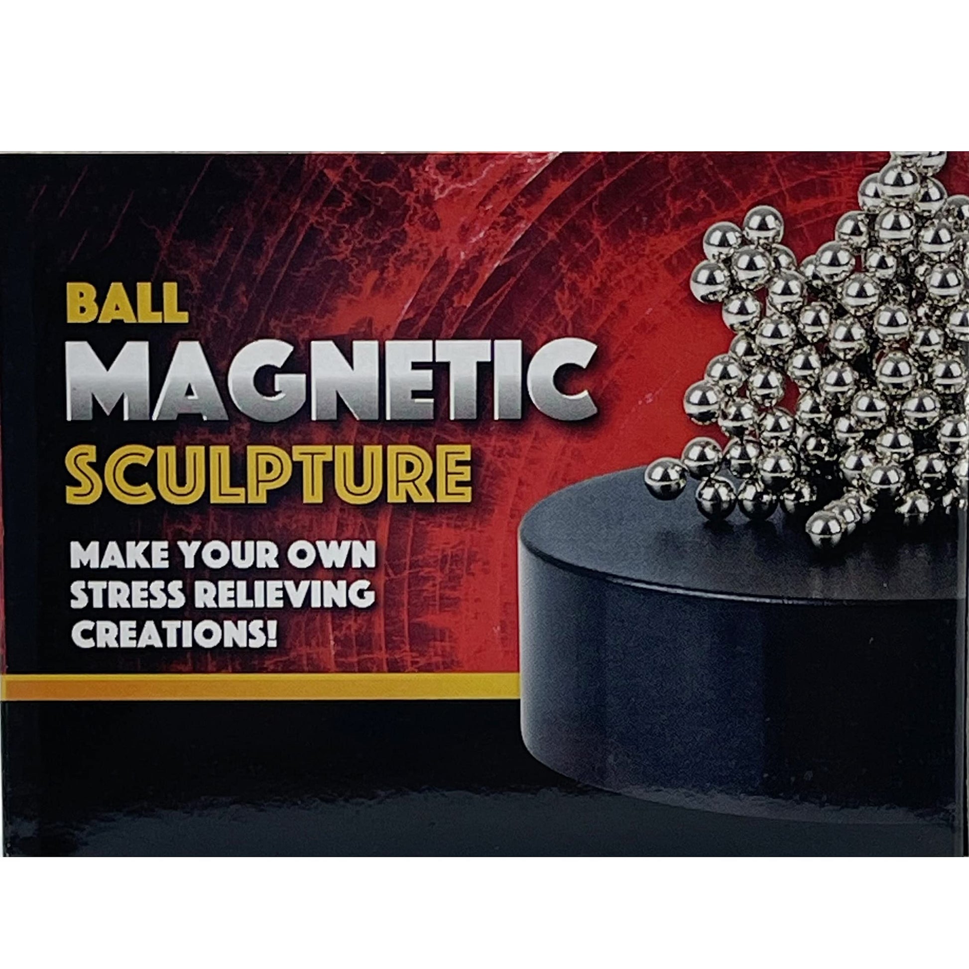 The Dreidel Company Magnetic Sculpture Building Blocks, Create Your Own Masterpiece, Development and Stress Relief, 3.5" Inch (Ball)