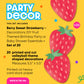Big Dot of Happiness Berry Sweet Strawberry - Decorations DIY Fruit Themed Birthday Party or Baby Shower Essentials - Set of 20