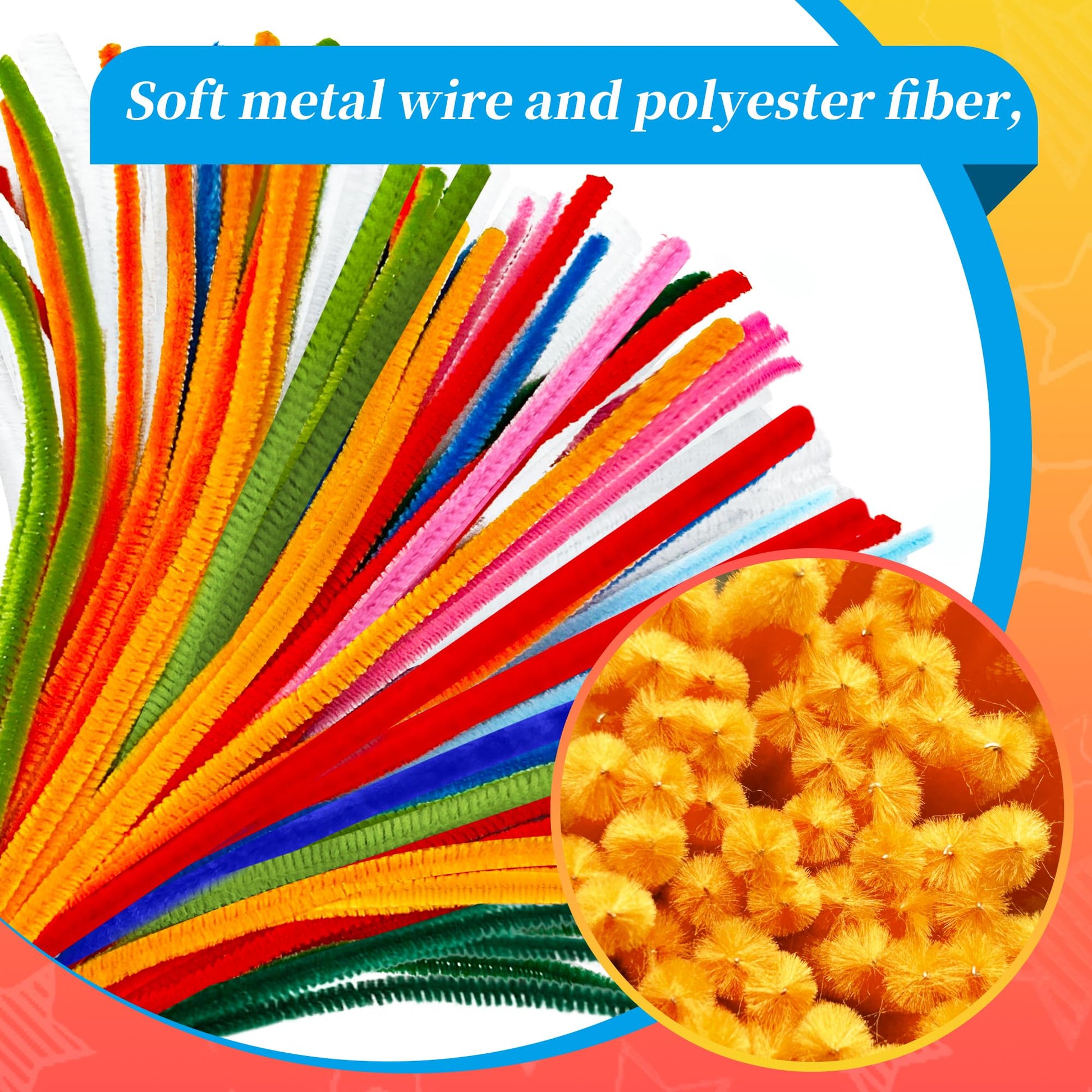 100PCS Red Pipe Cleaners,Colored Pipe Cleaners for Crafts,Pipe Cleaners Set,Pipe Cleaner Craft,Art and Craft Supplies