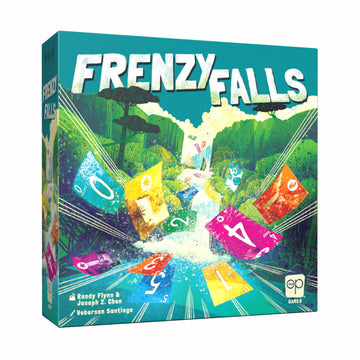 Frenzy Falls, A Chaotic Light-Strategy Card Game, Easy to Learn, Score Points with Hidden Actions & Waterfall Chain Reactions, 2-6 Players, from