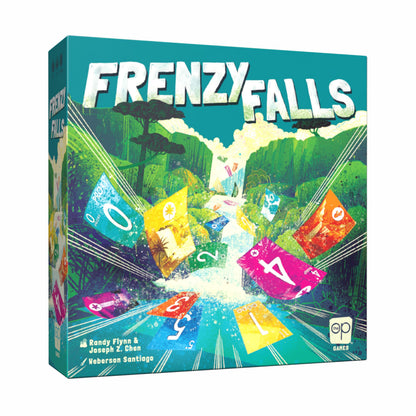 Frenzy Falls, A Chaotic Light-Strategy Card Game, Easy to Learn, Score Points with Hidden Actions & Waterfall Chain Reactions, 2-6 Players, from