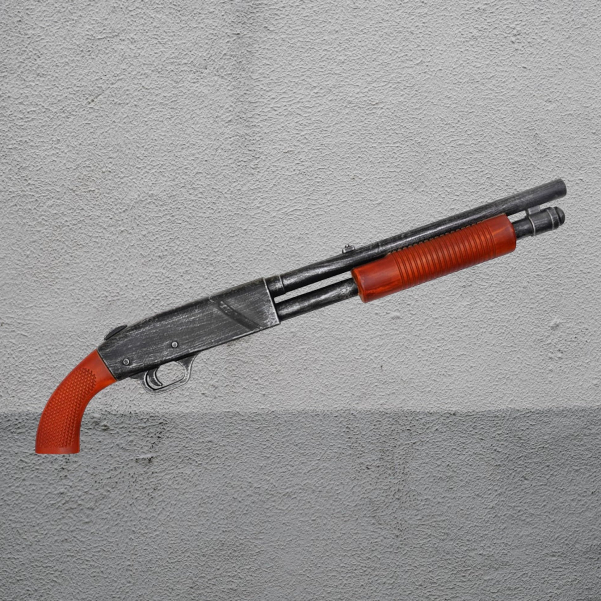 30” Foam Horror Movie Pump Shotgun with Brown Grip Replica | Collectible Cosplay Prop | Lightweight Safe Costume Accessory