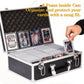 TONYLAIJIANTAO Toploaders Storage Box fits 3" x 4" 35pt Rigid Card, Trading Cards, Sports Cards?Graded Card ? (Holds 500+ Toploaders) (Black)