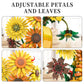 Mavo brix Flowers Building Sets for Adults, Van Gogh Prints Art Botanical Collection, Sunflowers Pot Bouquet Plants Kits Compatible with Lego Flowers