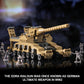 WW2 Army Tank Toys Building Sets Compatible with Lego, Create a German Dora Cannon or 16 Military Vehicles with 20 Toy Soldiers, STEM Toys for Boys