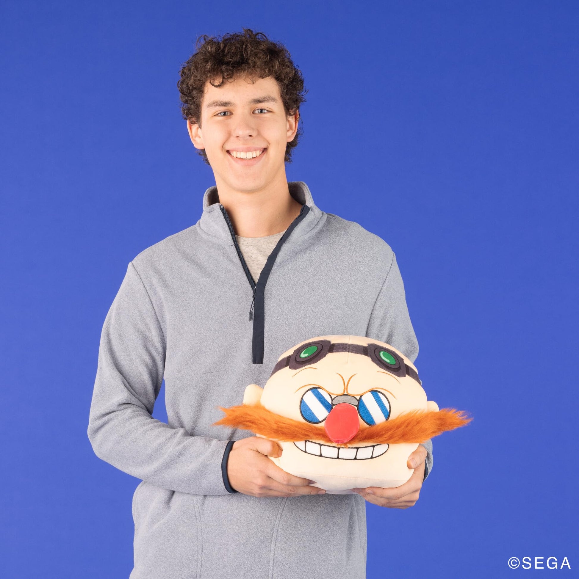 Club Mocchi-Mocchi- Sonic The Hedgehog Plushies - Doctor Eggman Plush - Collectible Squishy Plush Toys and Sonic Stuffed Animals - Gaming Room Decor